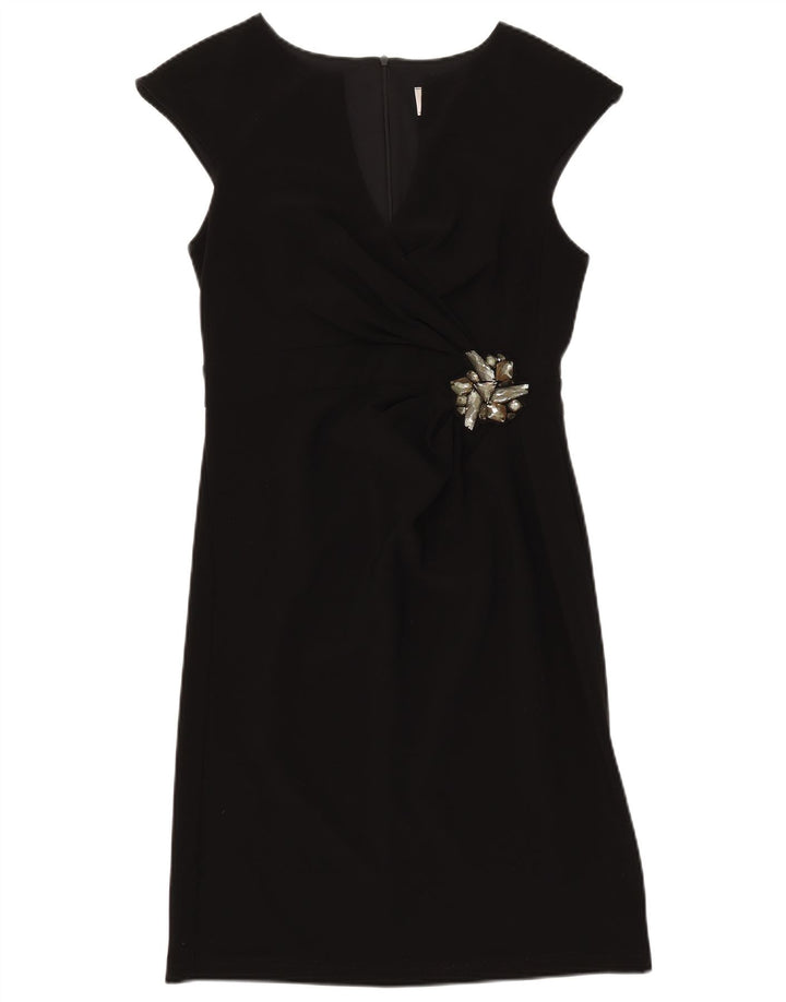 Joseph Ribkoff Vestido acampanado para mujer UK 10 Pequeño Poliéster negro