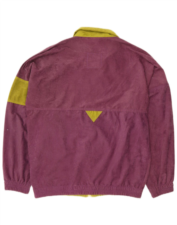 GREAT ESCAPES Chaqueta superior de chándal para hombre IT 52 Large Purple Colourblock