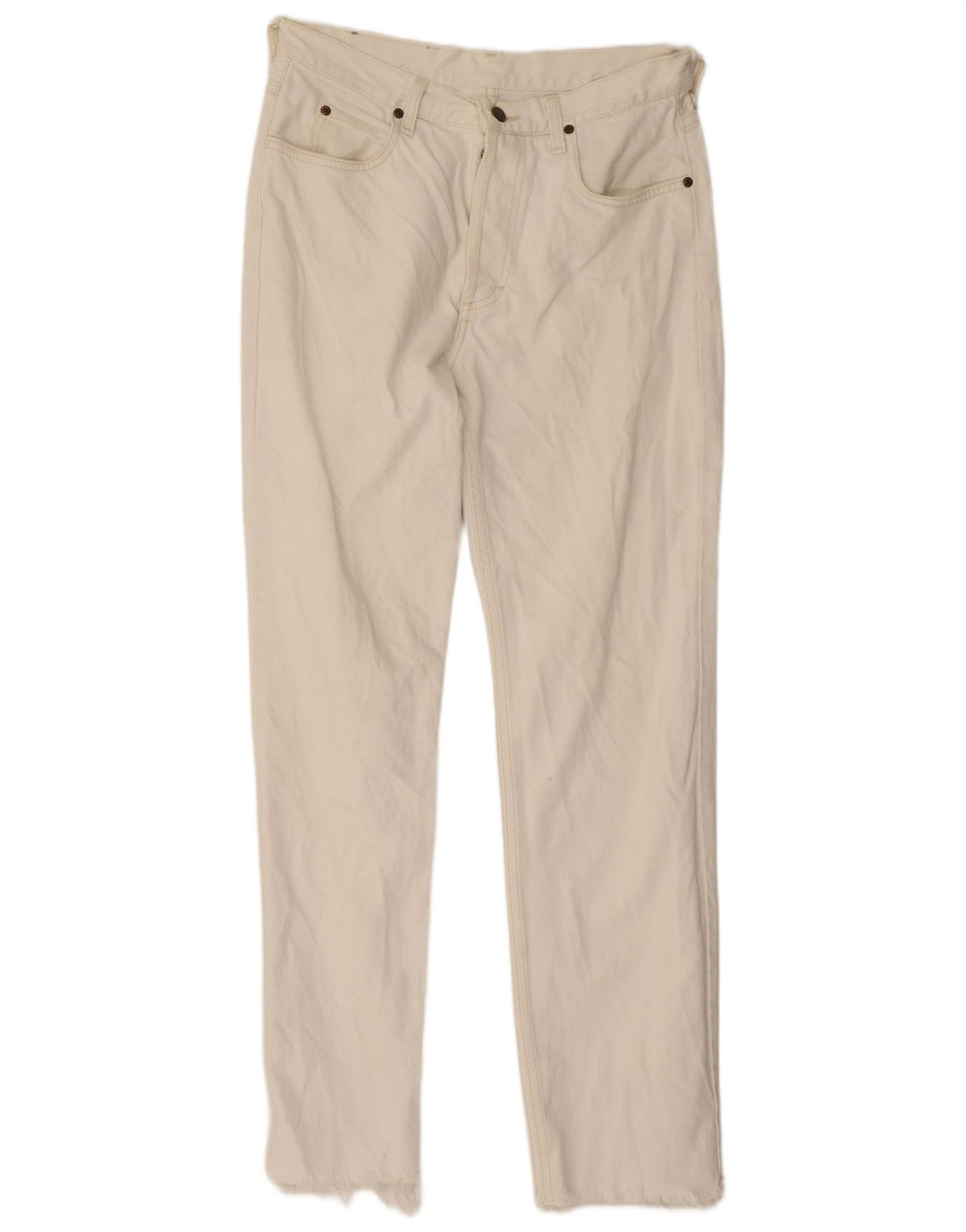 Lee Jeans Rectos Para Hombre W30 L31 Algodón Blanco