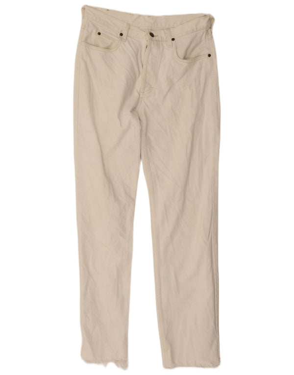 Lee Jeans Rectos Para Hombre W30 L31 Algodón Blanco