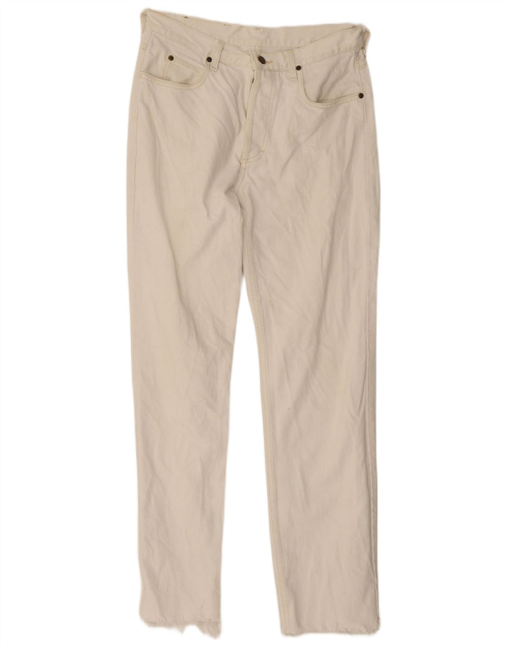 Lee Jeans Rectos Para Hombre W30 L31 Algodón Blanco