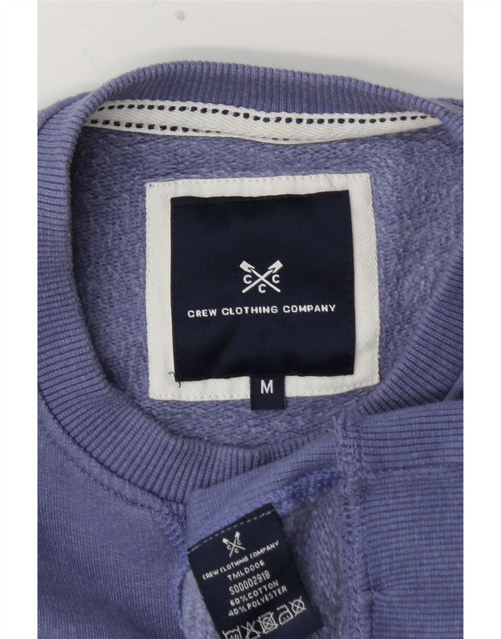 CREW CLOTHING Sudadera para hombre Jumper Medium Purple Cotton
