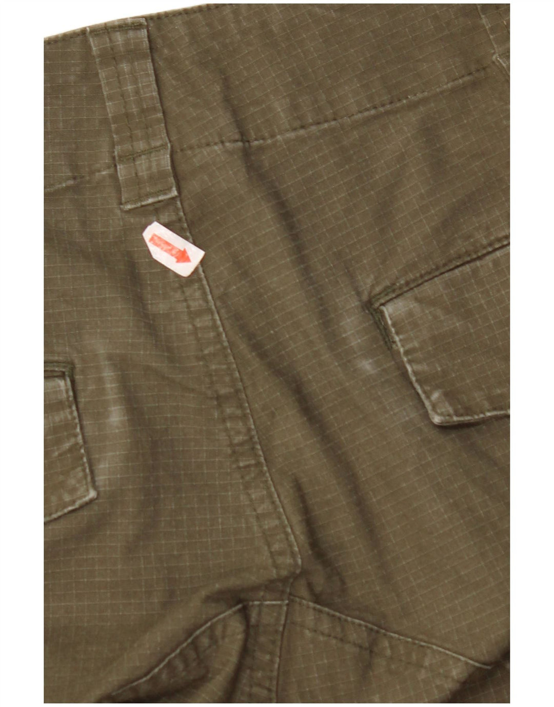 Pantalón cargo recto NIKE Mujer W34 L27 Algodón caqui