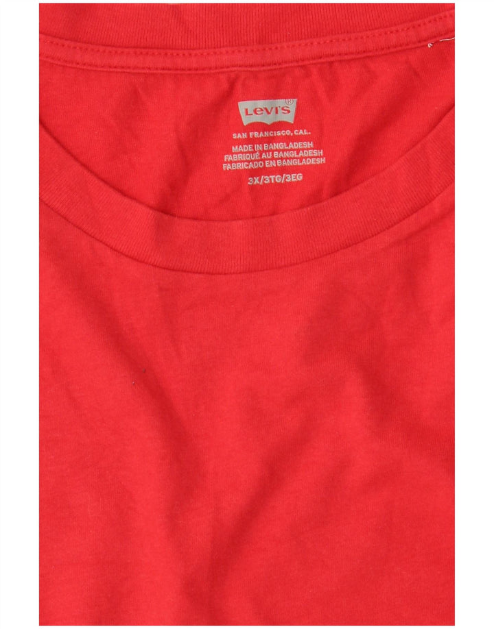 LEVI'S Camiseta Hombre Top 3XL Rojo