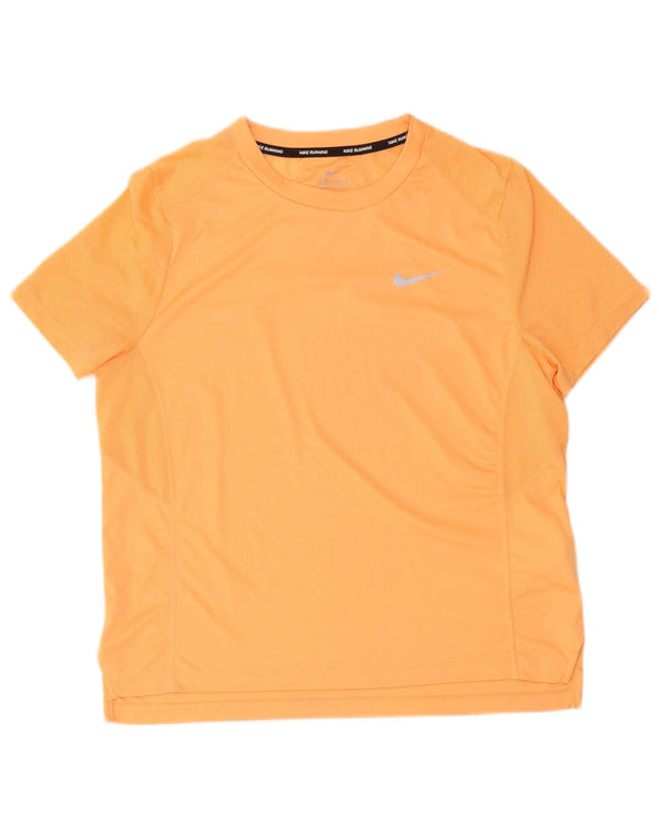 Nike - Camiseta Dri Fit para hombre, talla grande, poliéster naranja
