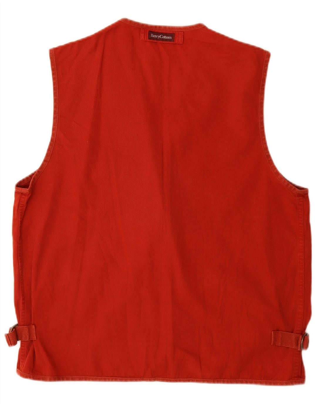 Henry Cottons Chaleco utilitario para mujer IT 42 Algodón rojo mediano