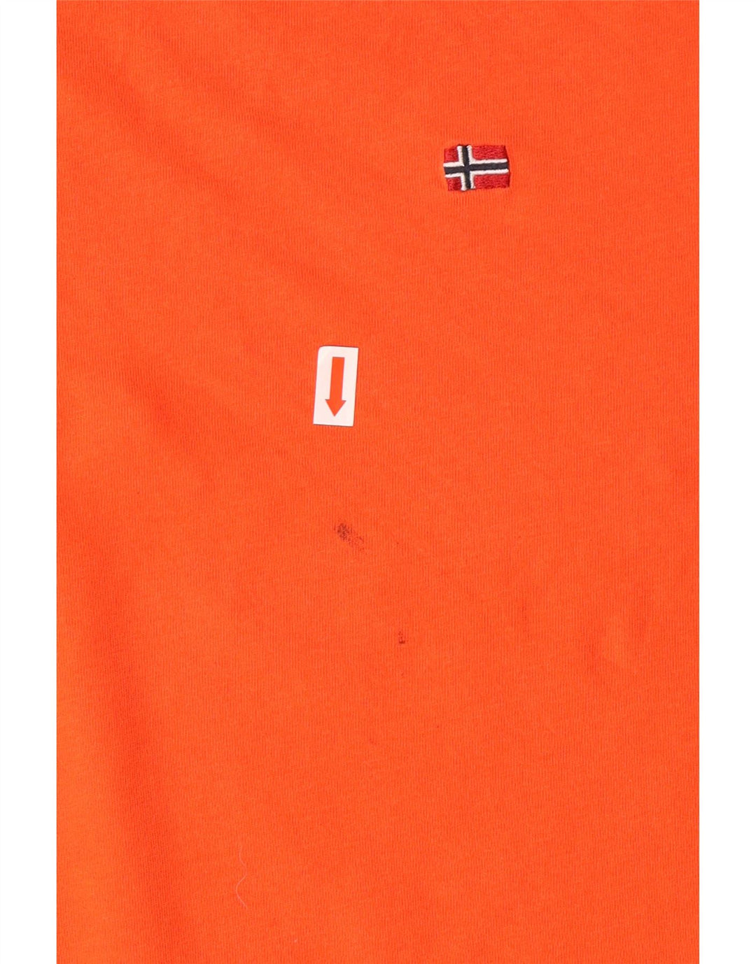 NAPAPIJRI Camiseta Hombre Top Grande Naranja Algodón
