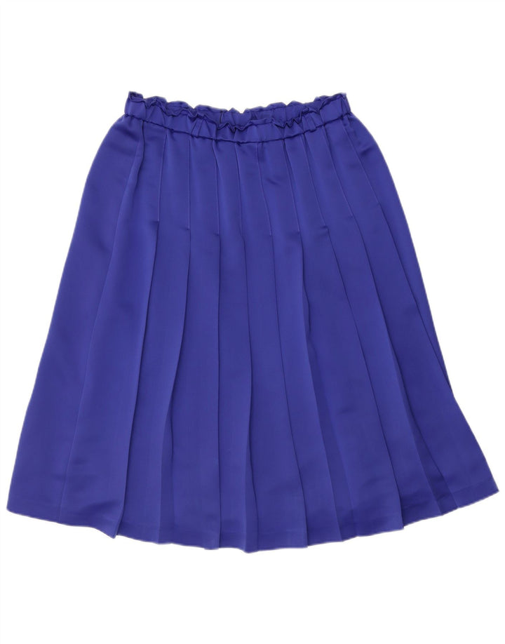 Falda Plisada ARA Mujer IT 42 Medium W30 Poliéster Azul