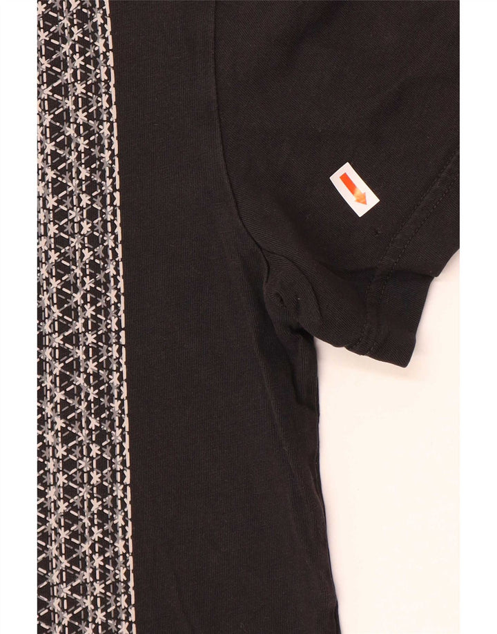 Adidas - Camiseta gráfica para hombre, talla pequeña, color negro