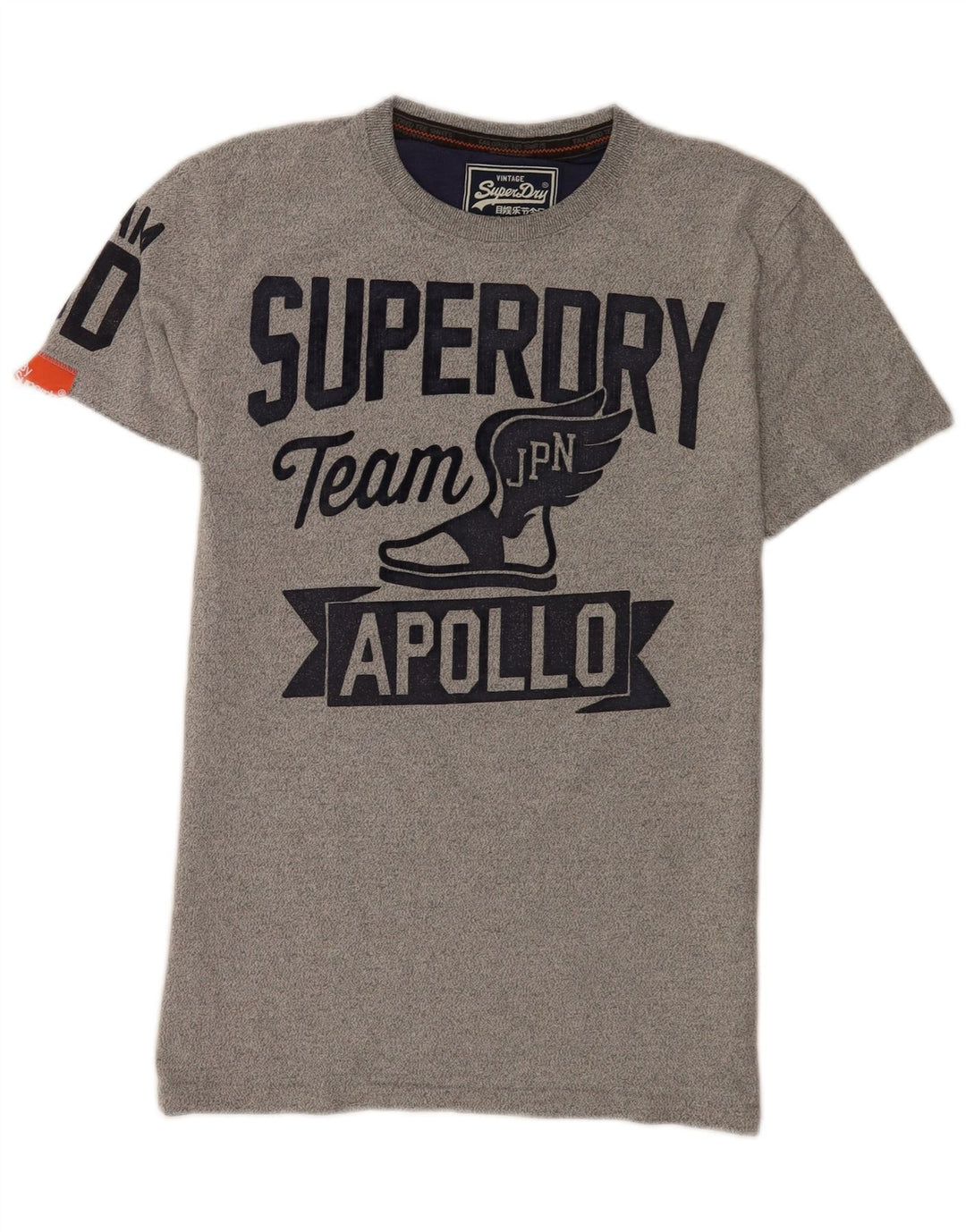 Superdry Camiseta Gráfica De Algodón Gris Medio Para Hombre