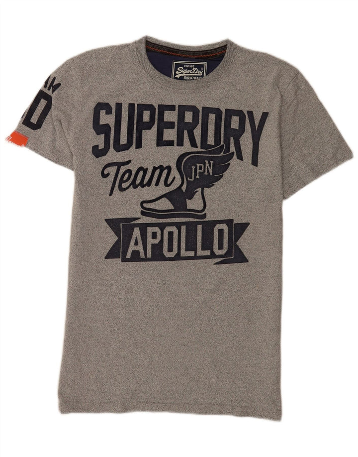 Superdry Camiseta Gráfica De Algodón Gris Medio Para Hombre