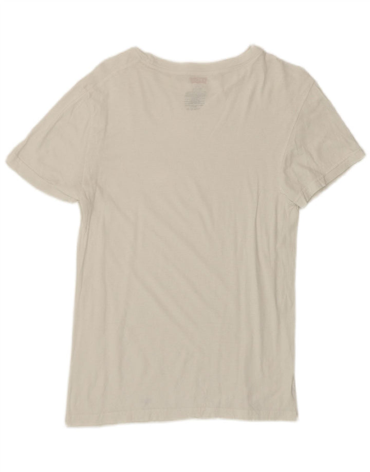 Levi's Camiseta para hombre Top UK 34/36 Small White Cotton