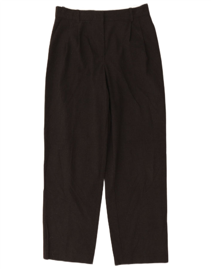Zara Mujer Pantalones De Traje Pegged Pequeño W26 L29 Poliéster Gris