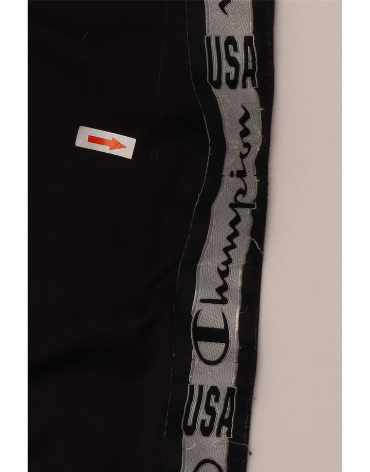 Champion Pantalones De Chándal Con Estampado De Poliéster Negro Grande Para Hombre