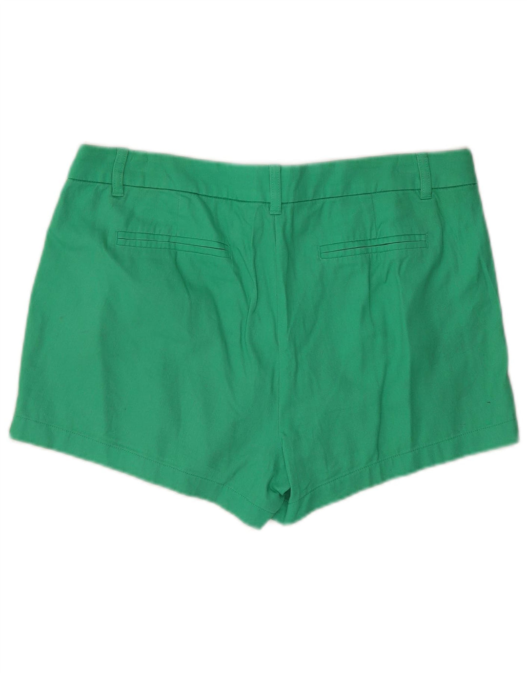 J. CREW Pantalones cortos chinos para mujer US 14 XL W36 Algodón verde