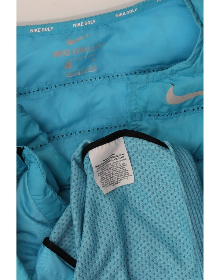 Chaleco acolchado de golf para hombre Nike UK 38 Poliéster azul medio