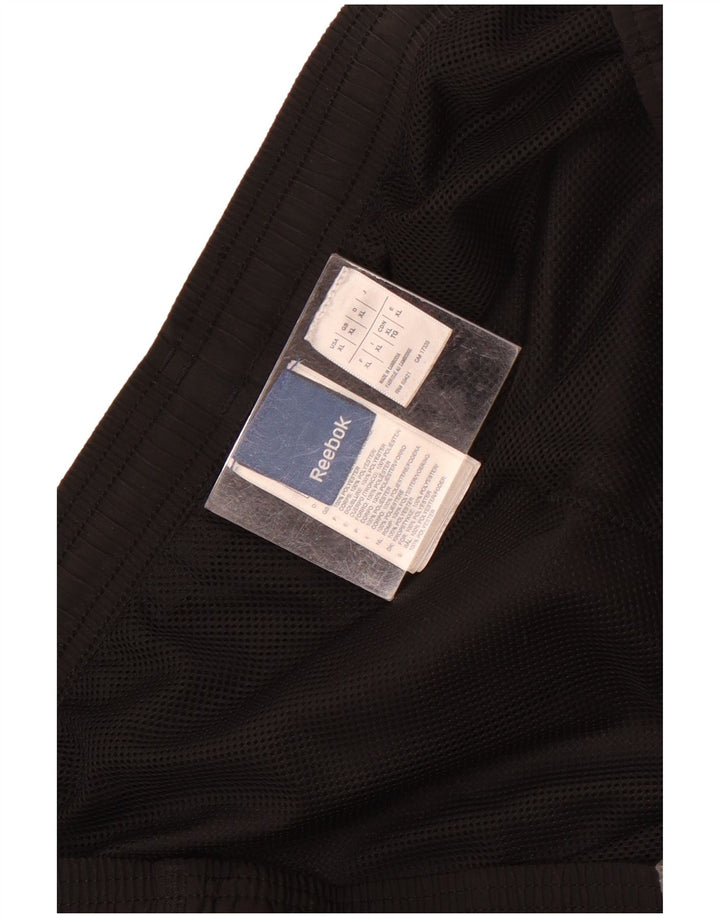 Reebok Pantalón Chándal Hombre XL Negro Poliéster