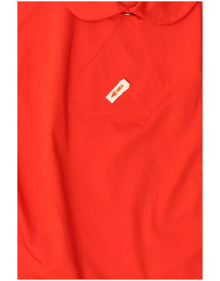 TED BAKER Blusa para mujer talla 2 pequeña algodón rojo