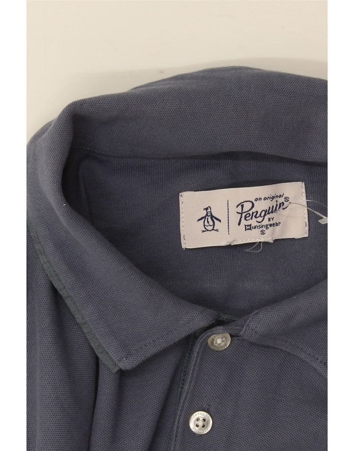 PENGUIN Polo para hombre pequeño azul marino