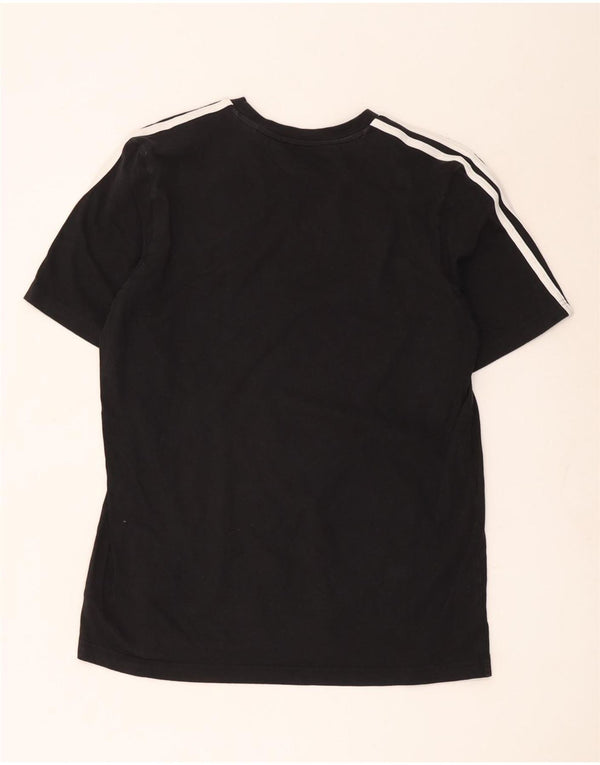 Adidas - Camiseta para hombre, talla grande, algodón negro