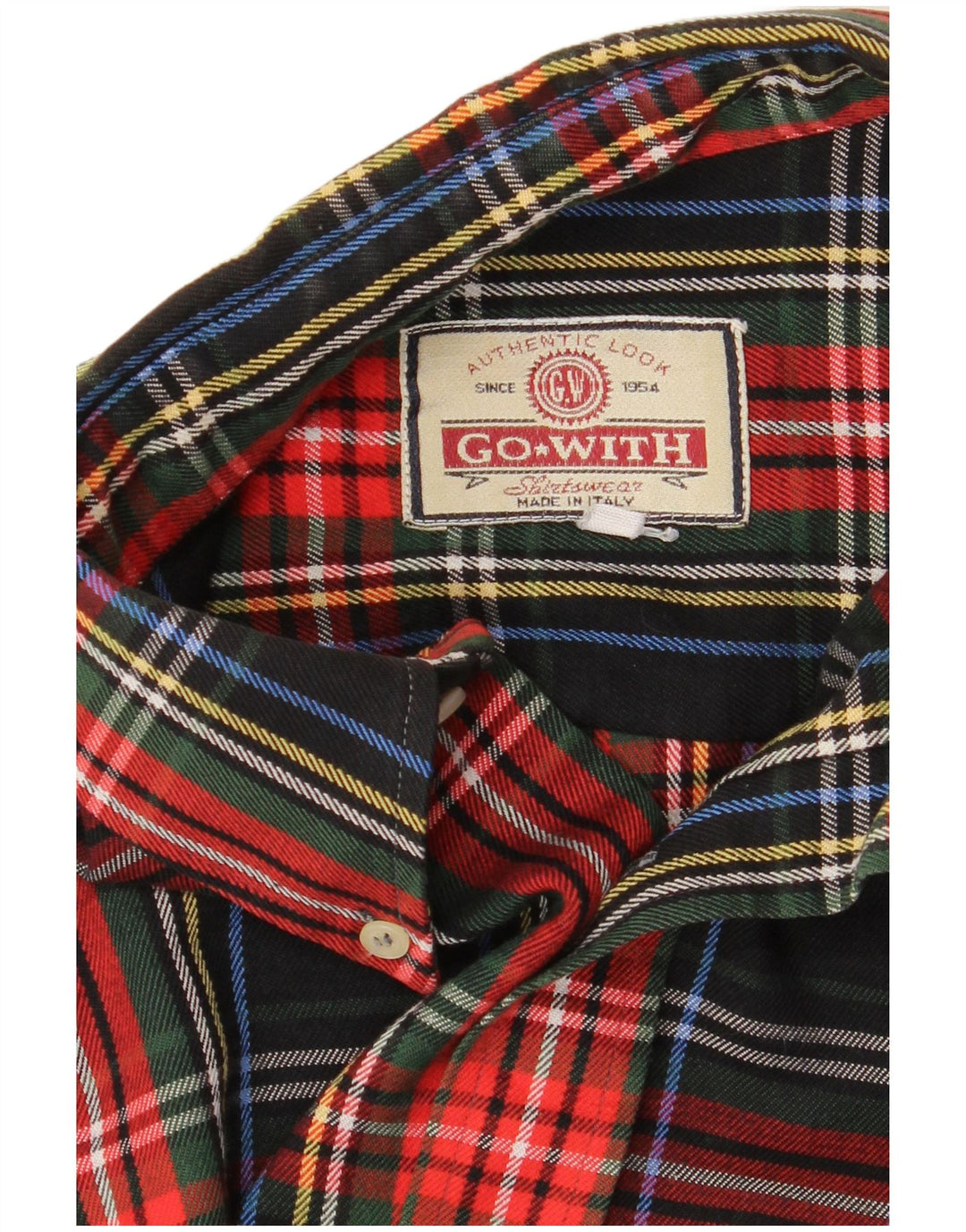 Camisa de franela vintage para hombre XL Black Check