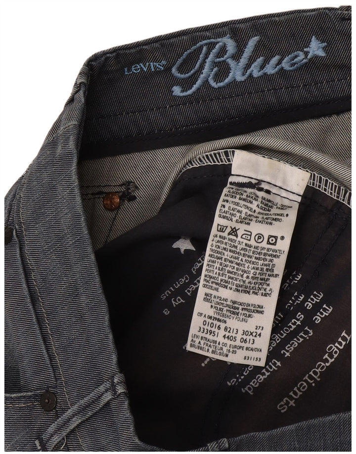 Pantalones Levi's Mujer Cropped W30 L24 Algodón Azul