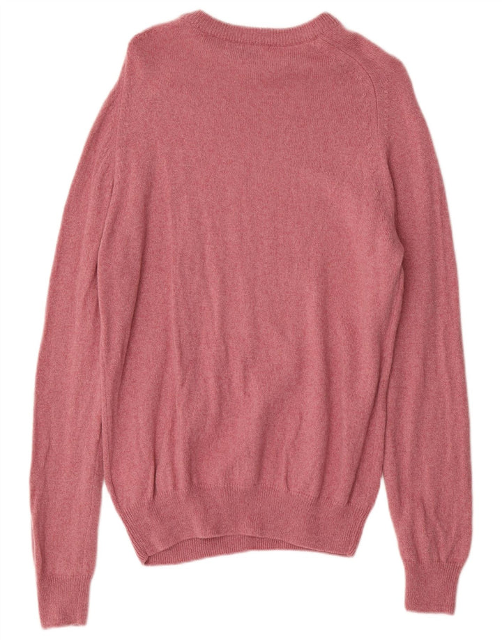 Jersey Trussardi Hombre Con Cuello Redondo De Lana Rosa Medio