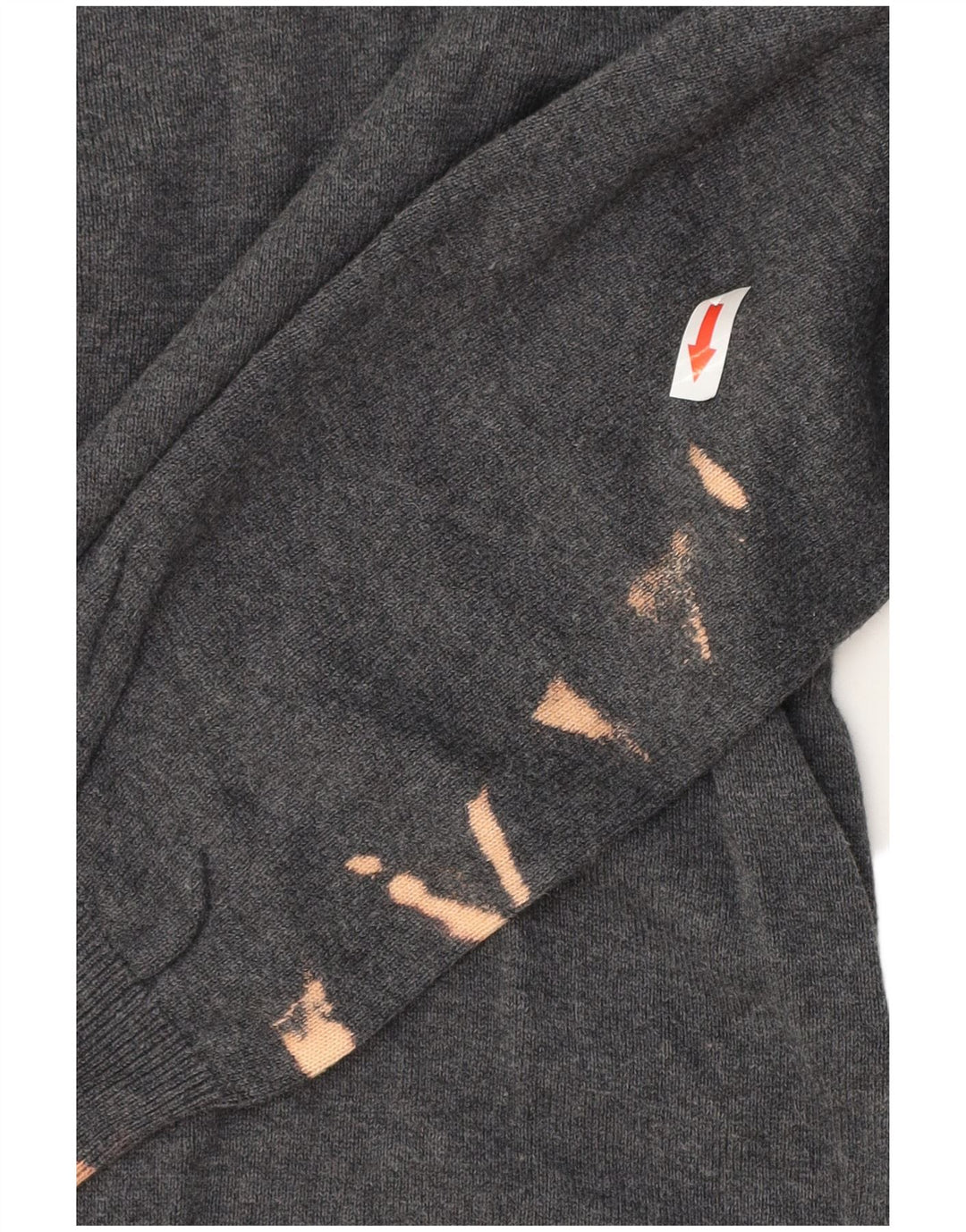 John Lewis - Jersey de cuello redondo para hombre, talla grande, algodón gris