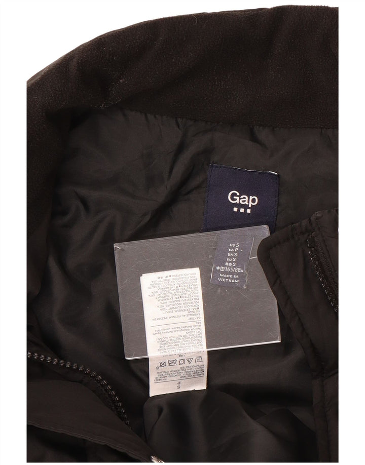 Chaleco acolchado para mujer GAP UK 10 Small Poliéster negro
