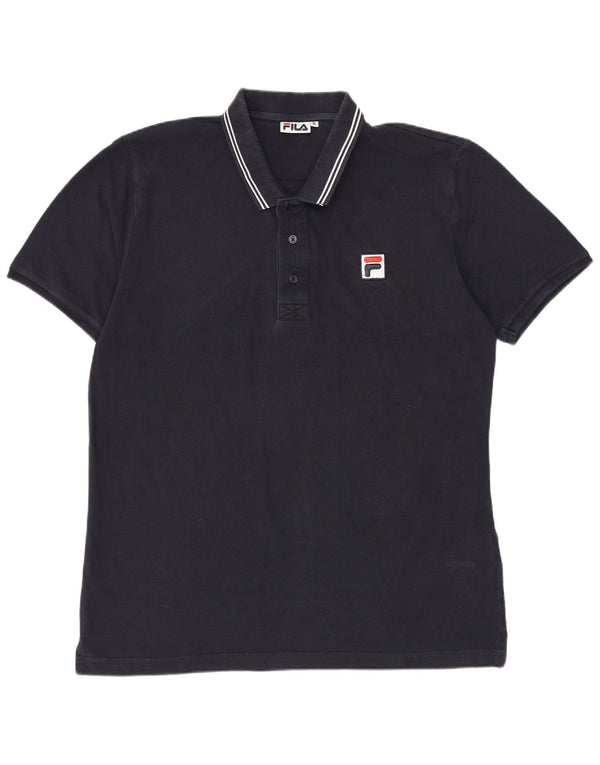 Fila Polo Hombre XL Algodón Azul Marino