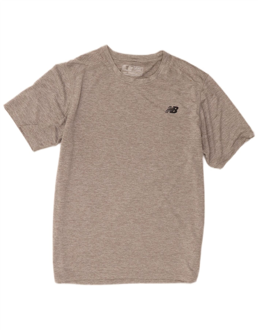 Camiseta New Balance Hombre Top Gris Medio Poliéster