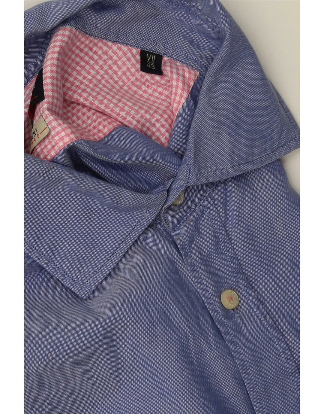 Camisa Brooksfield para hombre talla 43 grande con manchas azules