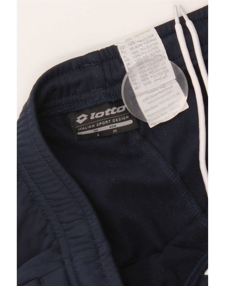 Pantalones De Chándal Lotto Hombre Joggers Medium Azul Marino Poliéster