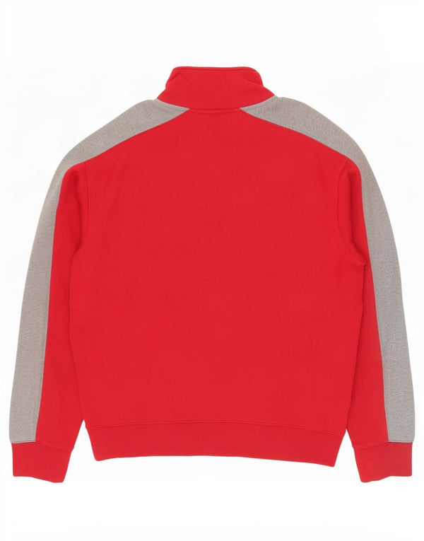 Fila Hombre Chándal Top Chaqueta Medium Rojo Colorblock