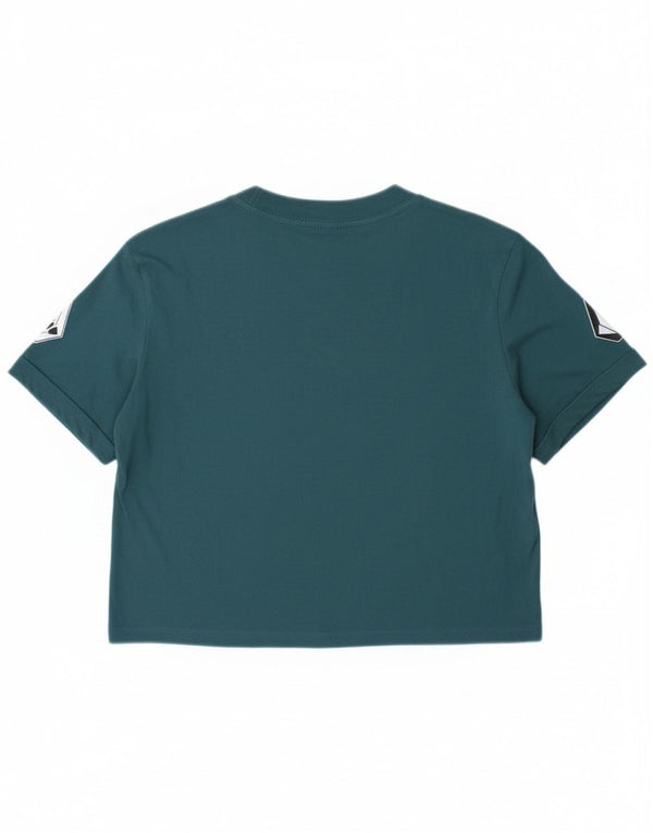 Volcom - Camiseta holgada para mujer, talla 4/6, color azul pequeño