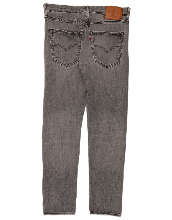 Levi's Hombre 512 Slim Tapered Jeans W32 L30 Algodón Gris