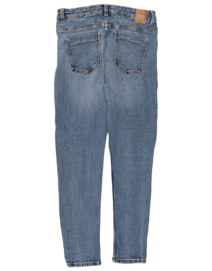 Zara Vaqueros Pitillo Mujer EU 40 Mediano W30 L27 Azul