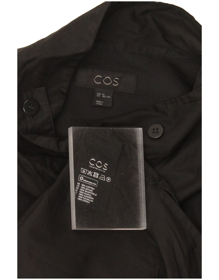 Camisa Cos para hombre XL Algodón negro