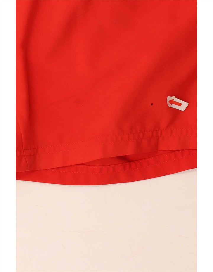 Puma Bañador con estampado gráfico para hombre, talla grande, color naranja, poliéster