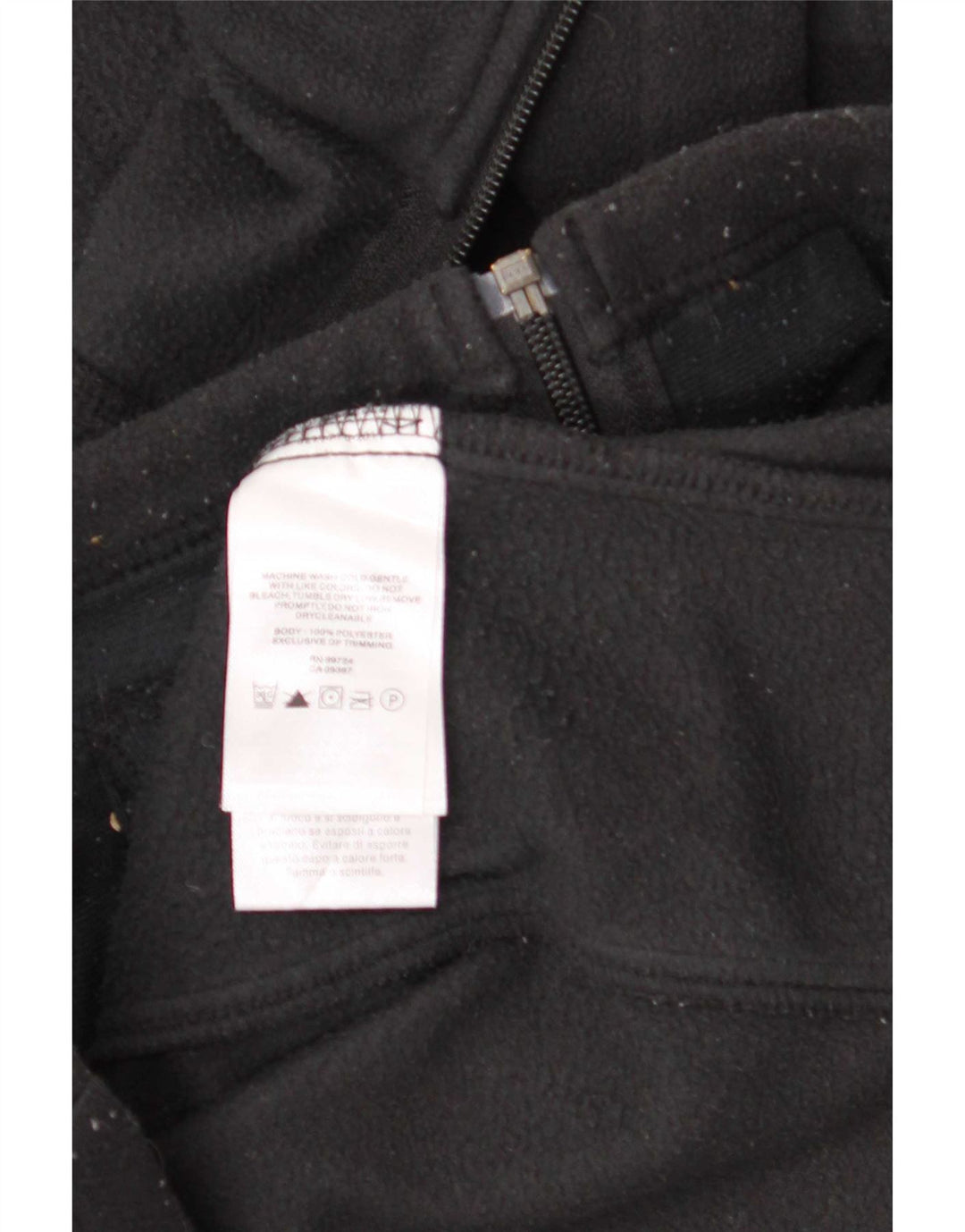 Columbia Chaqueta polar extragrande para mujer UK 10 Small Poliéster negro