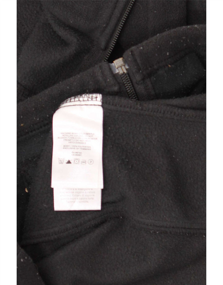 Columbia Chaqueta polar extragrande para mujer UK 10 Small Poliéster negro