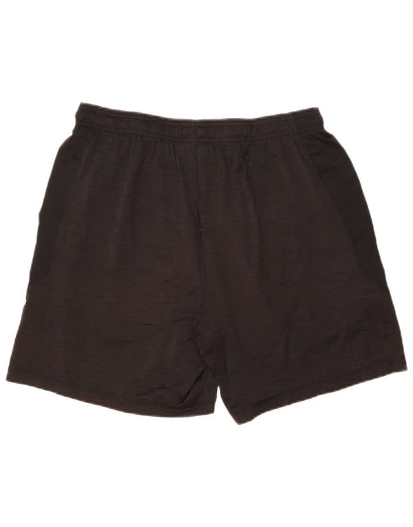 Under Armour Pantalones cortos deportivos para hombre, talla grande, moteados en negro