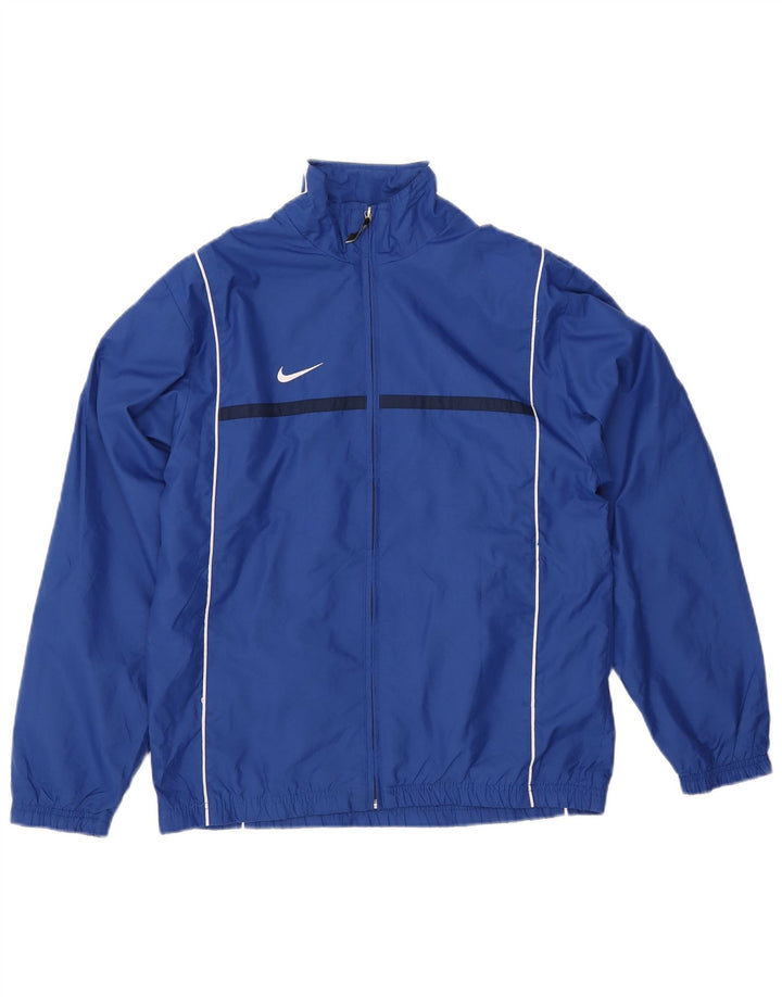 NIKE - Chaqueta de chándal para hombre, talla 36/38, nailon color azul pequeño