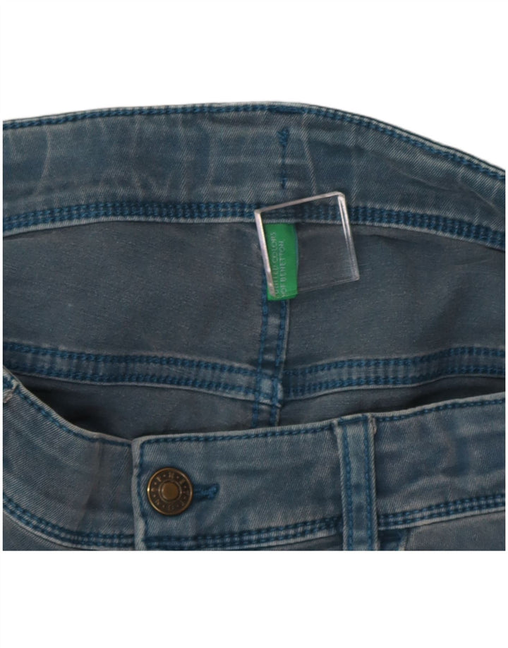 Benetton Vaqueros Slim para Niño 15-16 Años W30 L31 Azul
