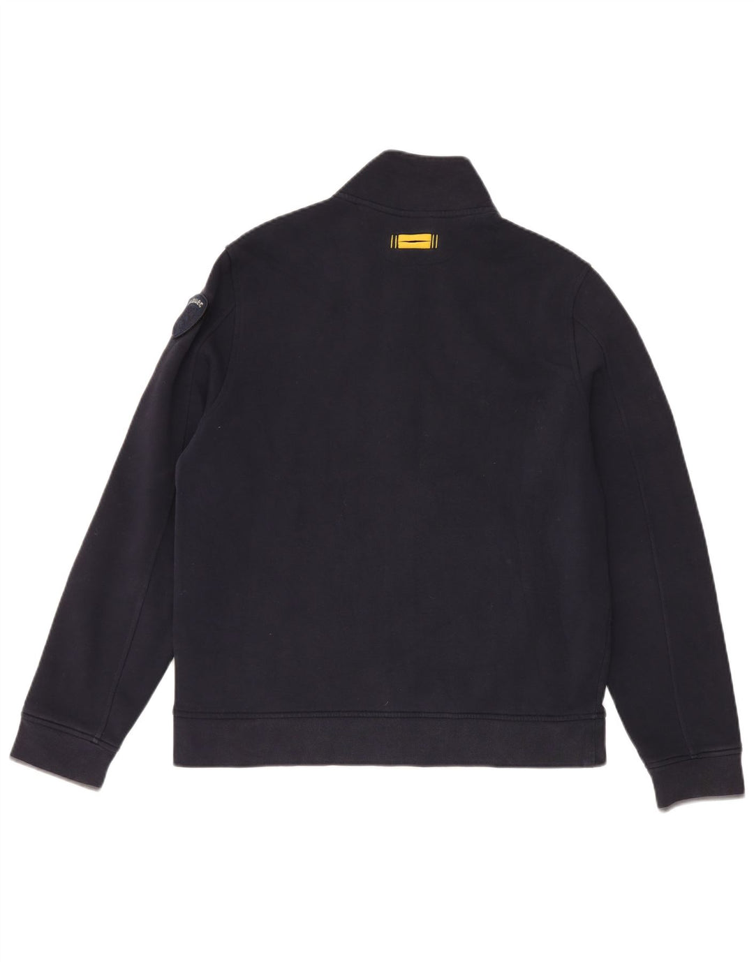 Blauer Mens Chándal Top Chaqueta Grande Azul Marino Algodón