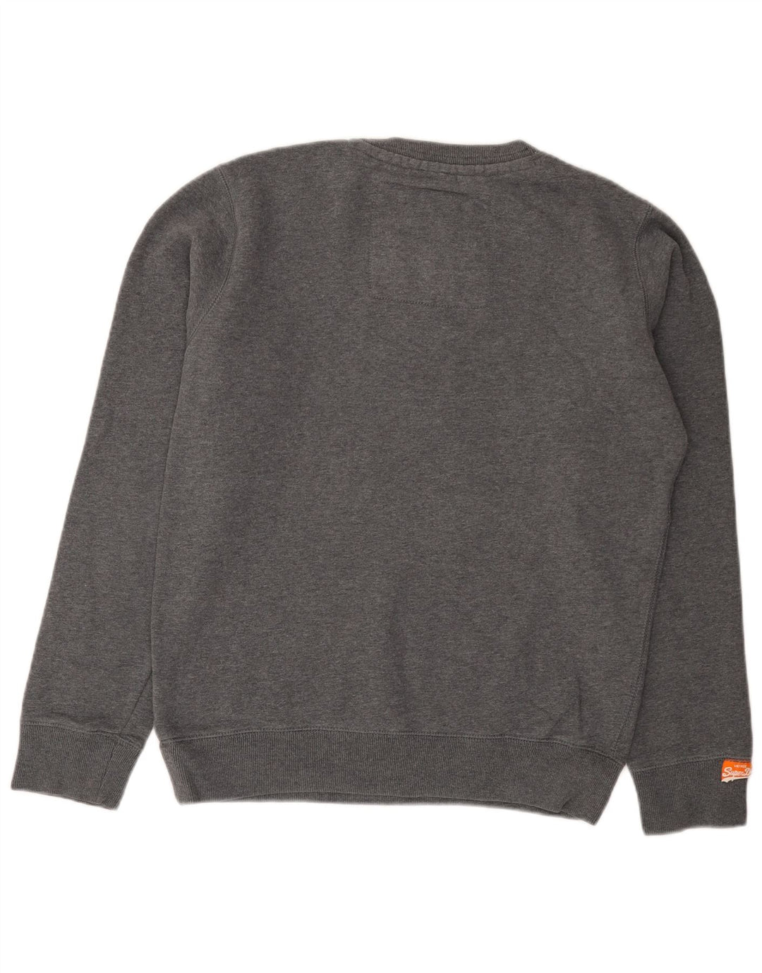Superdry Sudadera con gráfico gráfico para hombre, jersey de algodón gris grande