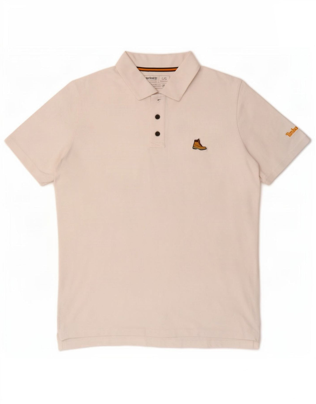 Timberland Polo De Corte Regular Para Hombre Algodón Blanco Grande