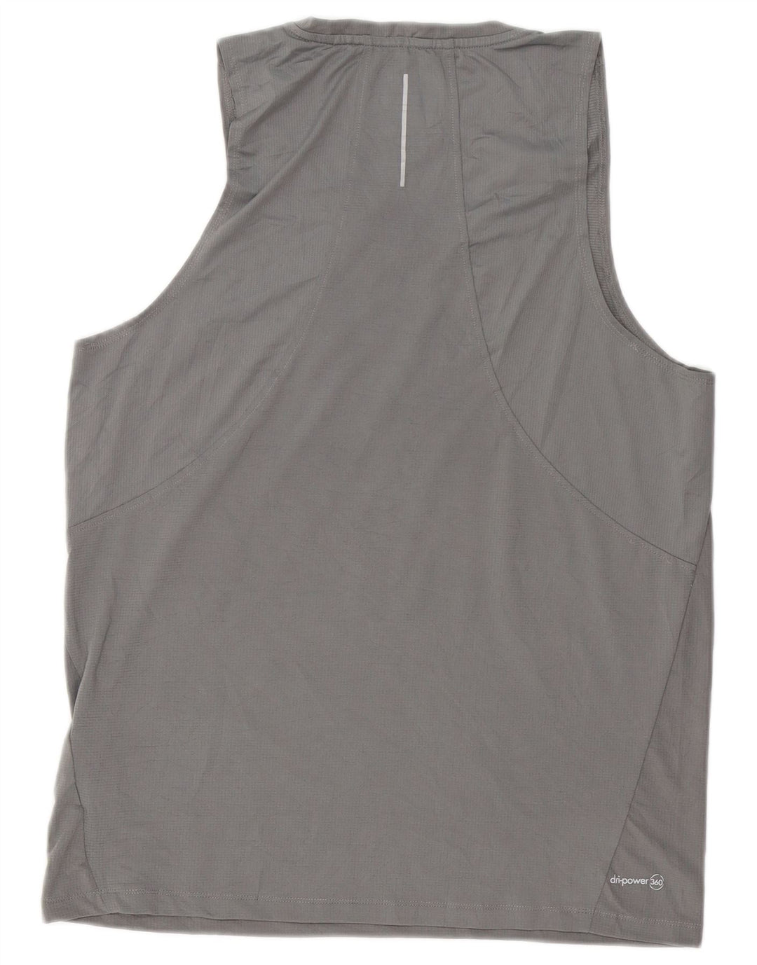 RUSSELL ATHLETIC Camiseta sin mangas para hombre UK 38/40 Gris medio Poliéster