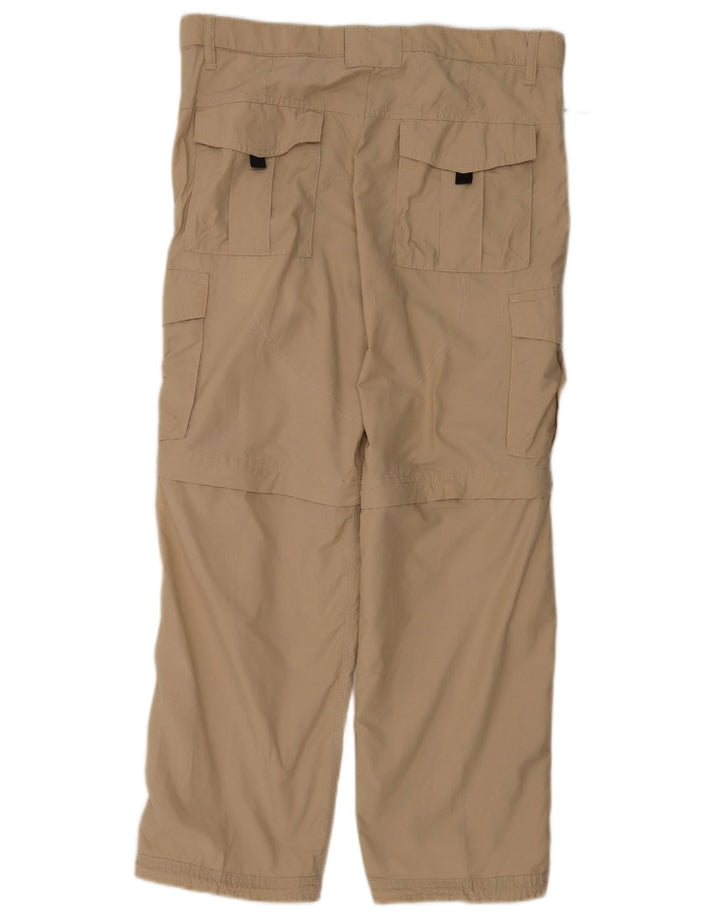 Marks & Spencer Pantalones cargo de corte regular para hombre W34 L29 Algodón beige