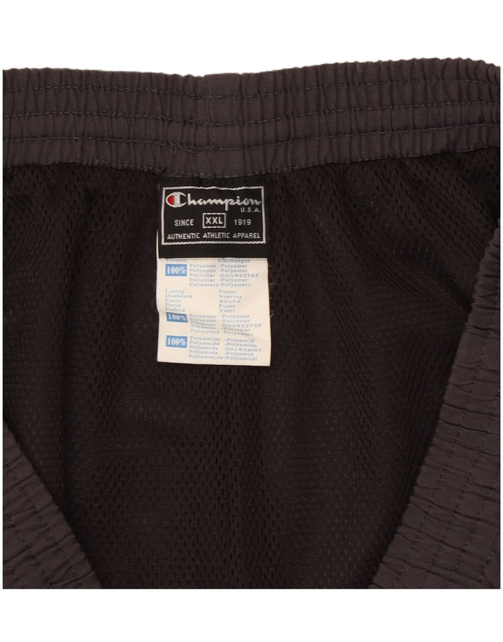 Champion Pantalones De Chándal Para Hombre 2XL Poliéster Negro
